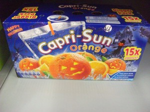 capri sun orange halloween